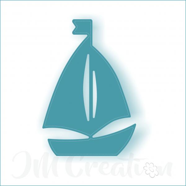 Stanzschablone - Segelboot